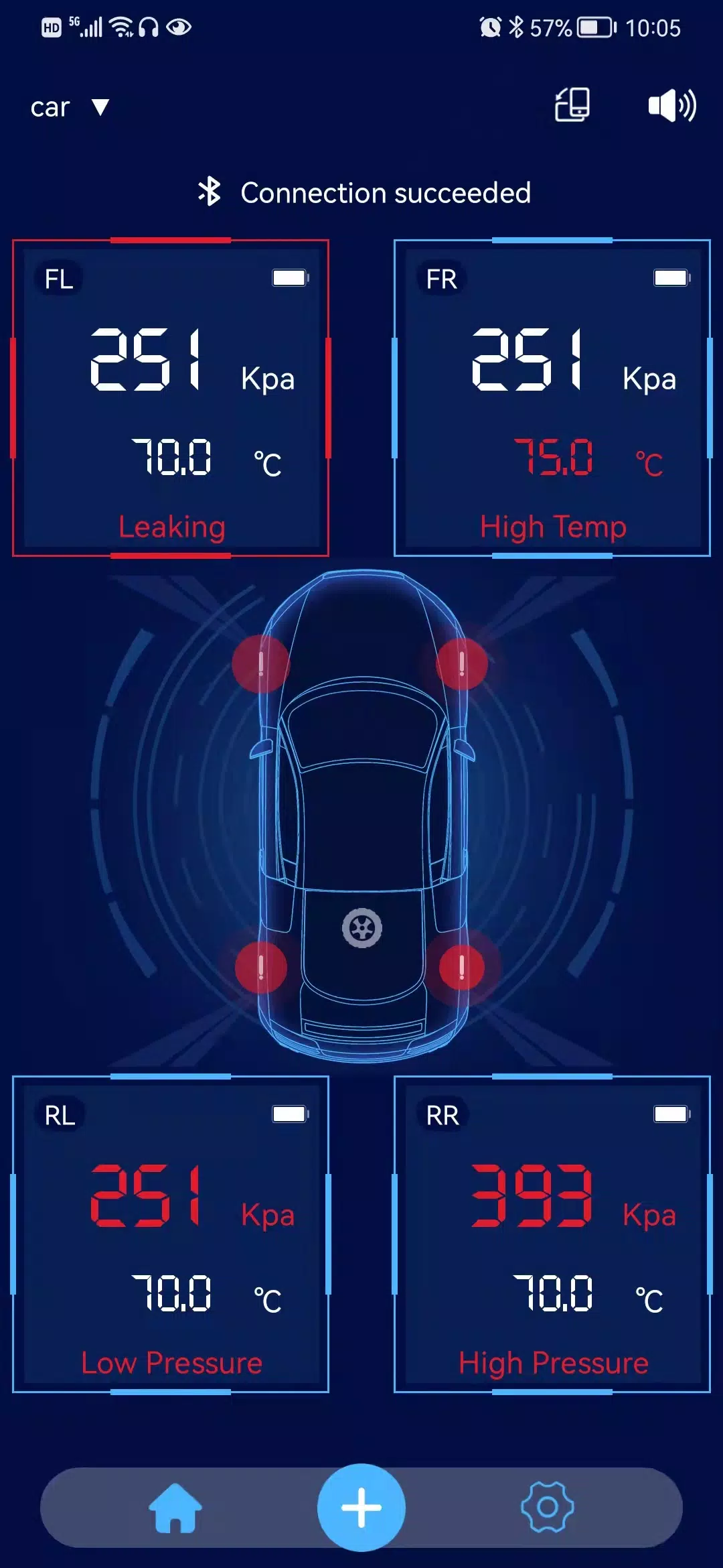 BL8 TPMS Скриншот 4