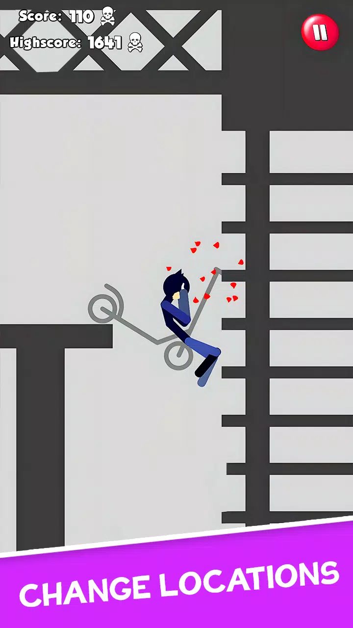 Stickman Broken Bones io Captura de tela 4