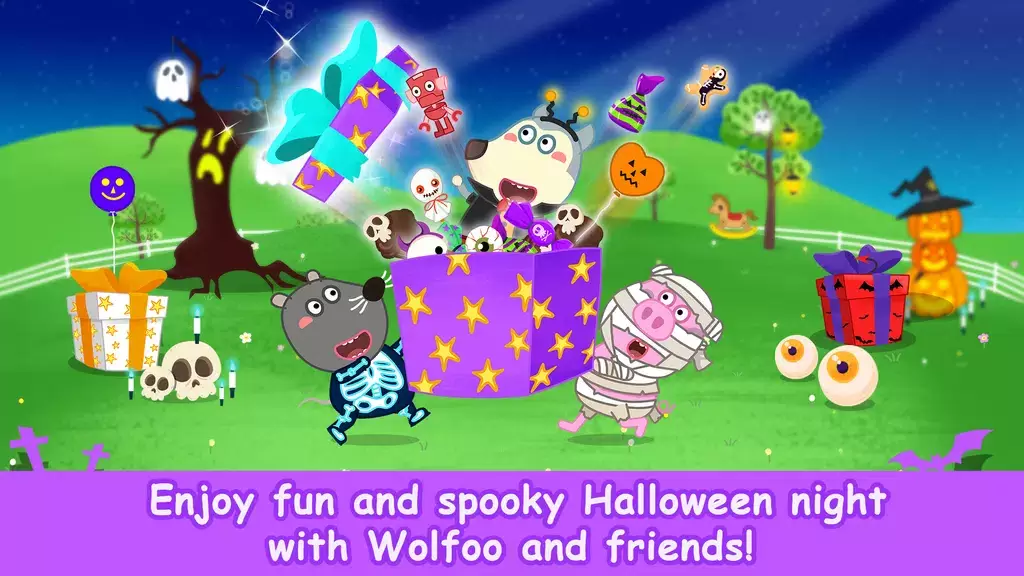 Wolfoo School Halloween Night應用截圖第1張