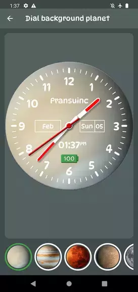 Galaxy Clock Live Wallpapers应用截图第2张