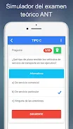Simulador Examen ANT Ecuador Ảnh chụp màn hình 1