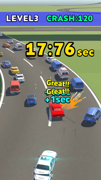 Car Chase And Crash Run Скриншот 3