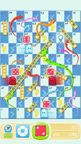 Snakes and Ladders the game Captura de pantalla 1