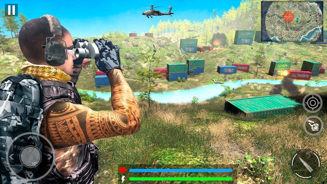 Fps Shooting Games Offline 3D Mod Schermafbeelding 3