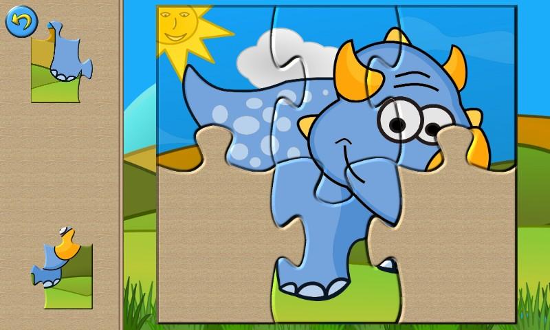 Dino Puzzle Kids Dinosaur Game Screenshot 1