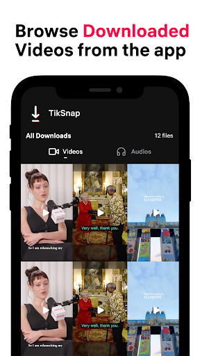 TikSnap: Downloader for TikTok স্ক্রিনশট 4