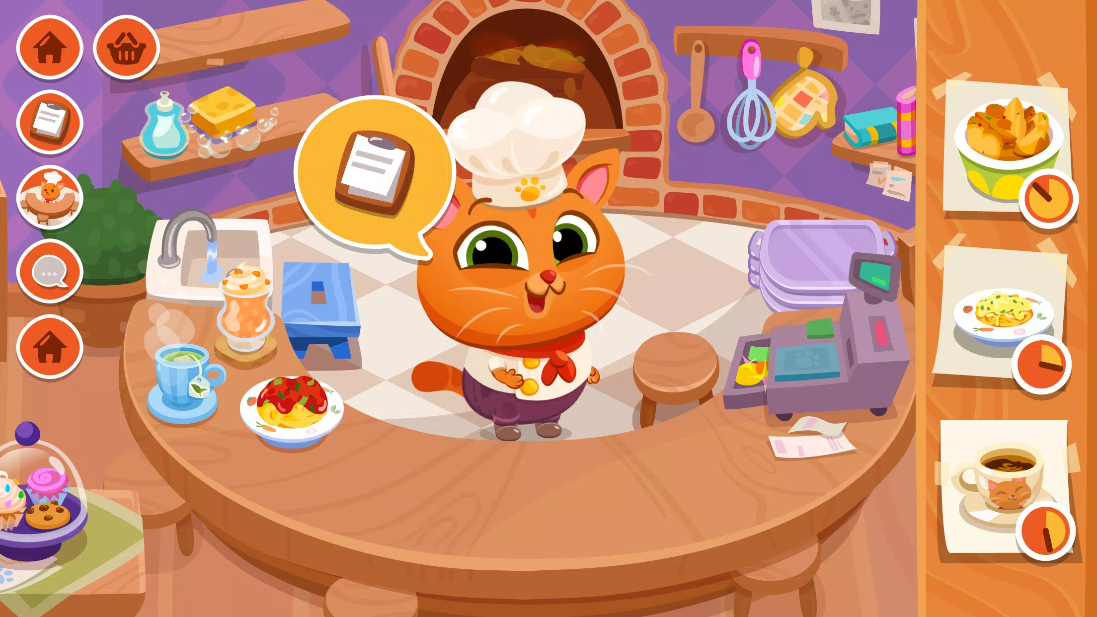 Bubbu Restaurant - My Cat Game Screenshot 1