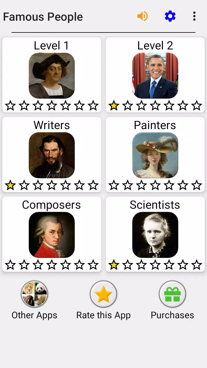 Famous People Captura de pantalla 3