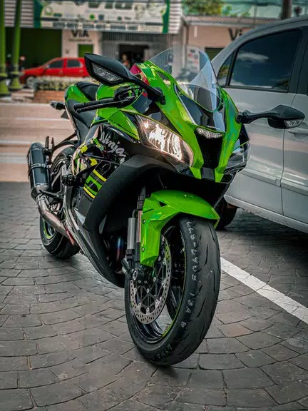 Kawasaki Ninja ZX10r Wallpaper स्क्रीनशॉट 1