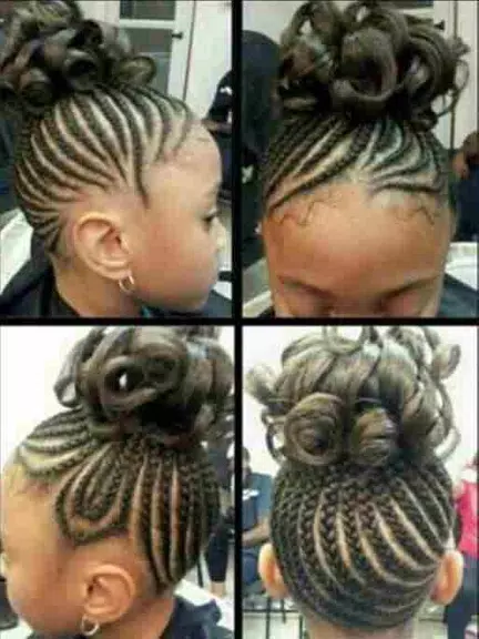 Braid Hairstyle Woman & Child ဖန်သားပြင်ဓာတ်ပုံ 3