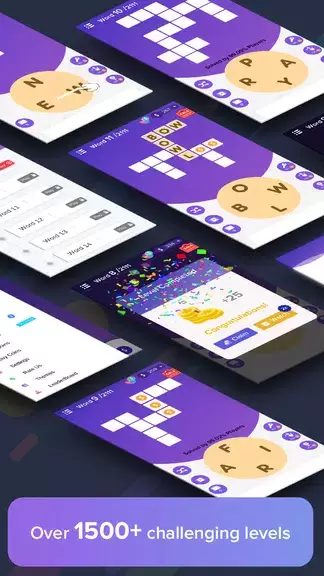 WordCross Champ - Free Best Word Games & Crossword Zrzut ekranu 3