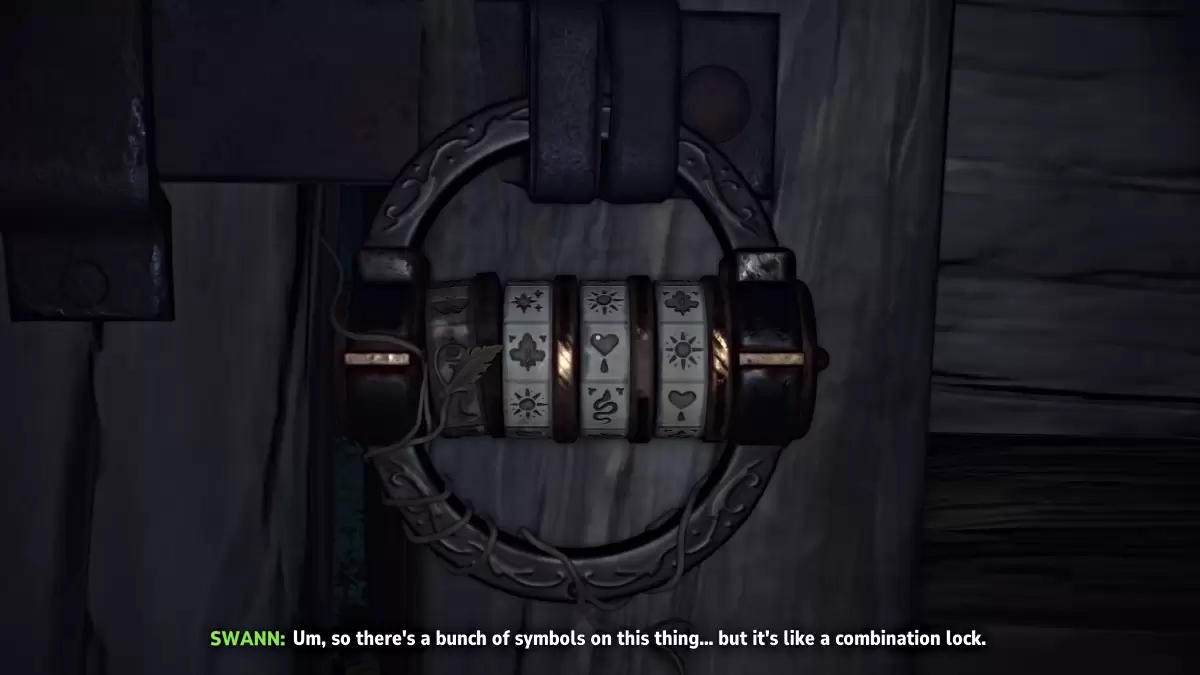 Candado de la cabaña