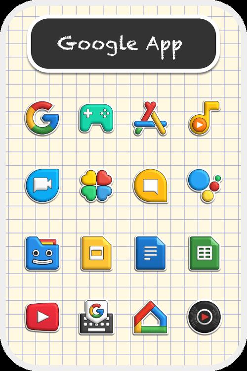 Poppin icon pack Capture d'écran 1