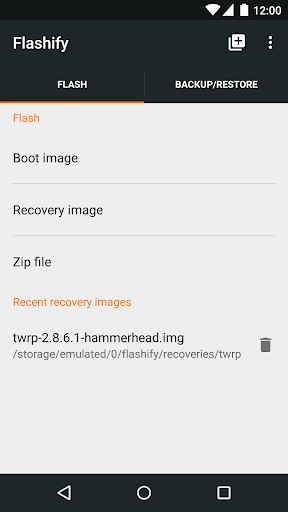 Flashify (for root users) Screenshot 1