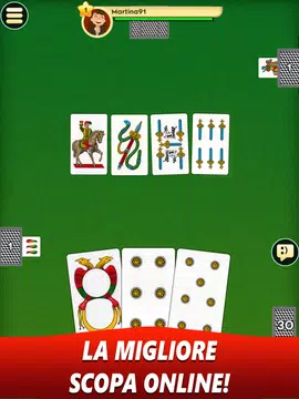 Scopa Online - Gioco di Carte Captura de pantalla 4