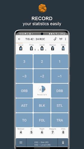 Statastic Basketball Tracker ภาพหน้าจอ 1