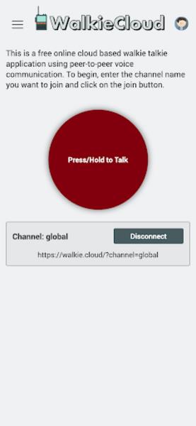 Walkie Cloud Captura de pantalla 3