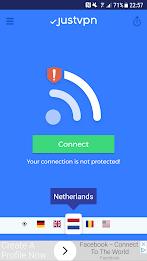 VPN high speed proxy - justvpn Tangkapan skrin 1