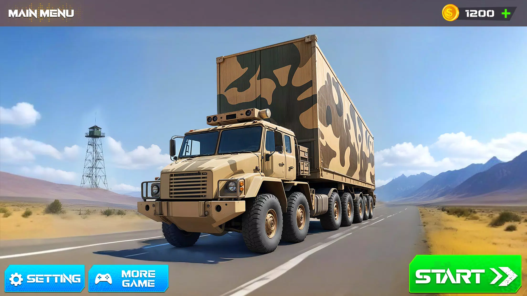 Army Cargo Truck Driving Games Screenshot 1