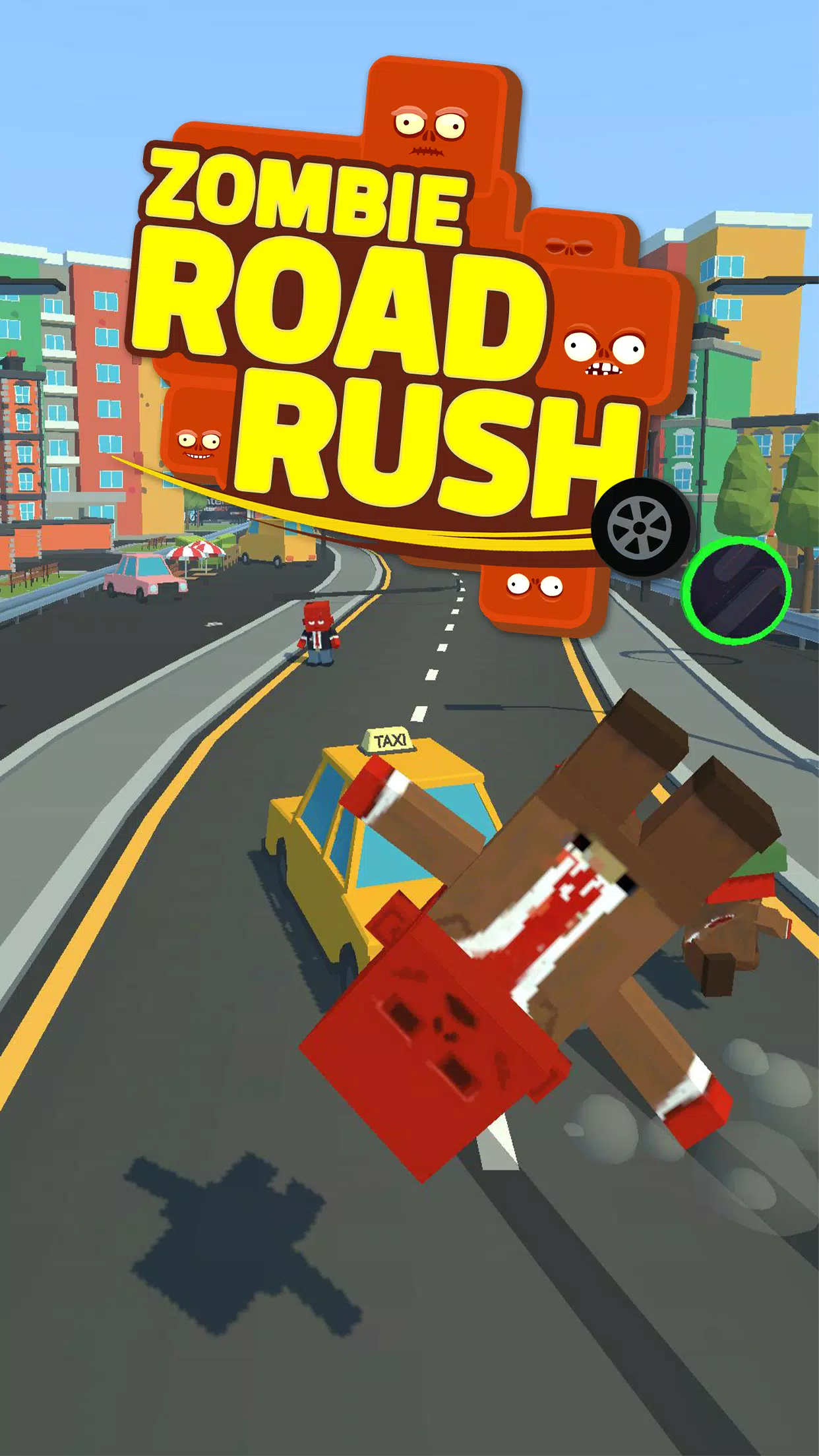 Zombie Road Rush ဖန်သားပြင်ဓာတ်ပုံ 1