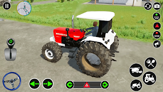 US Farming Tractor: Cargo Game स्क्रीनशॉट 3