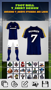 Football Jersey Maker- T Shirt Tangkapan skrin 3