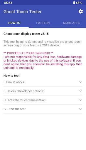 Ghost Touch Tester ภาพหน้าจอ 1