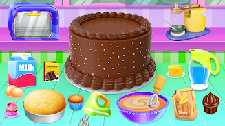 Kid Cakes Maker Cooking Bakery Screenshot 1