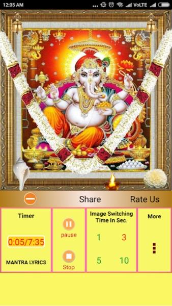 Powerful Ganesh Mantra Captura de tela 1