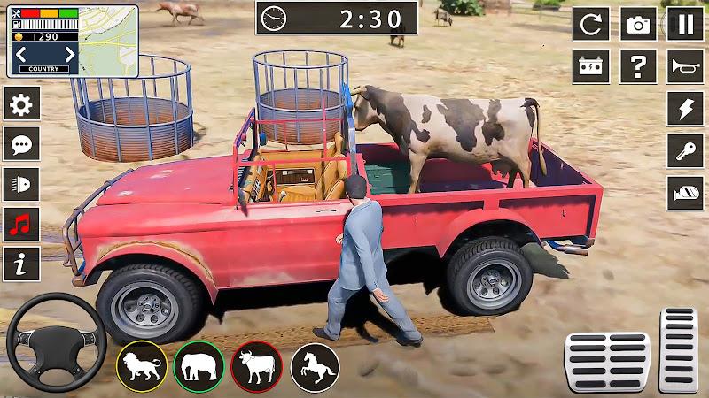 Animal transport truck games Captura de tela 2