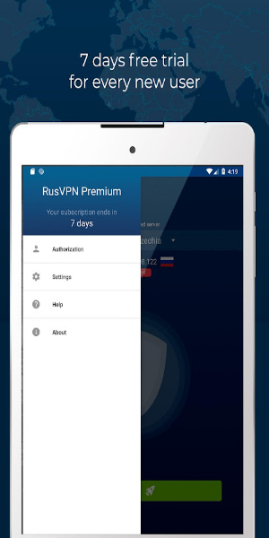 Schermata Fast VPN proxy servers with no logs - RUSVPN 3