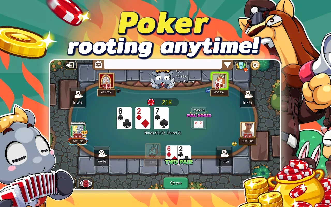 Dummy & Toon Poker ดัมมี่ทุย應用截圖第3張