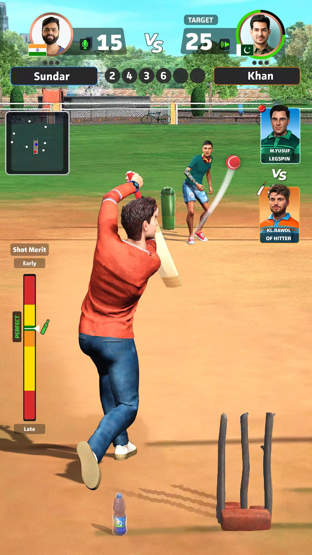 Cricket Gangsta™-Cricket Game Tangkapan skrin 1