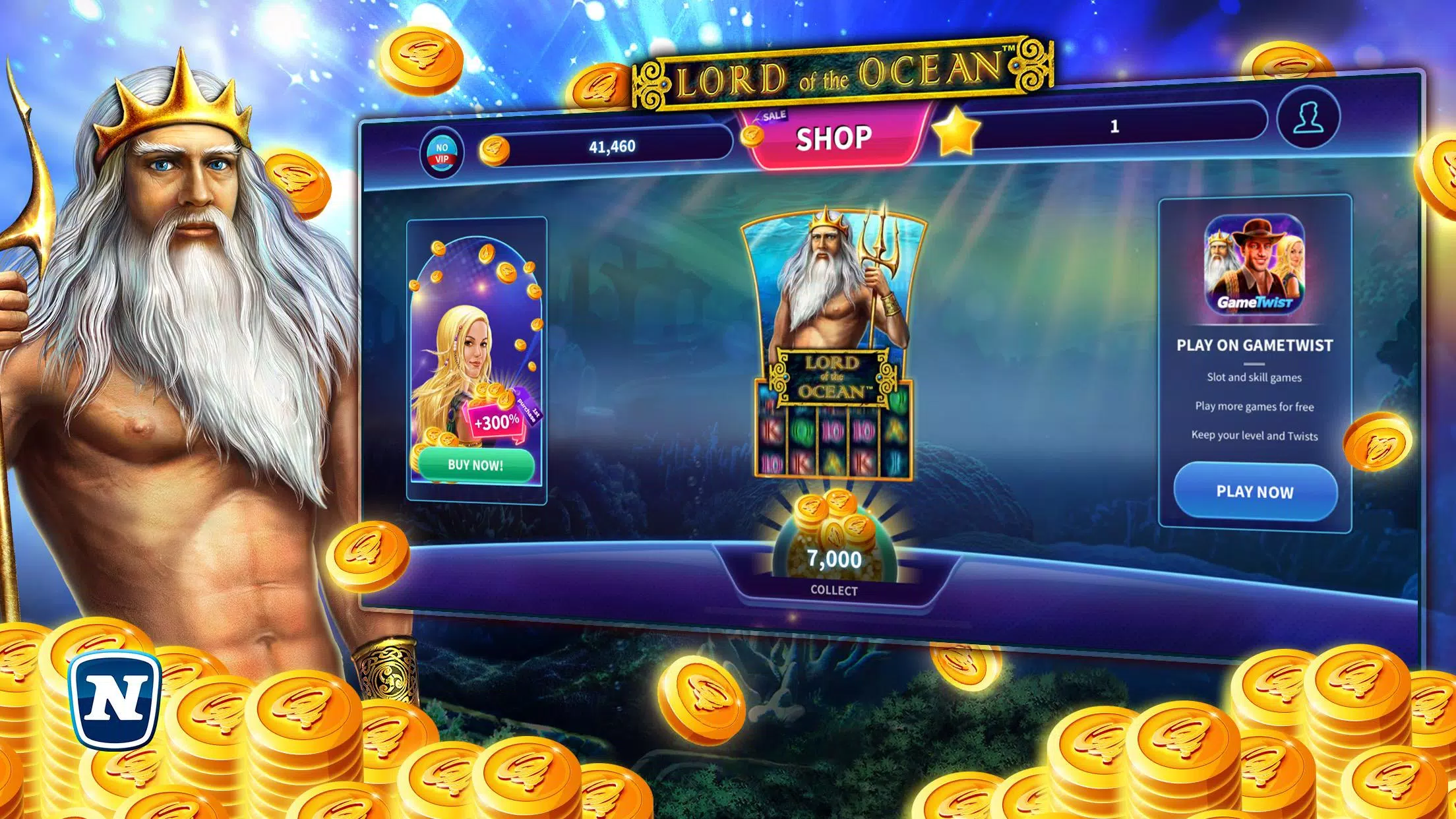 Lord of the Ocean™ Slot Ekran Görüntüsü 2