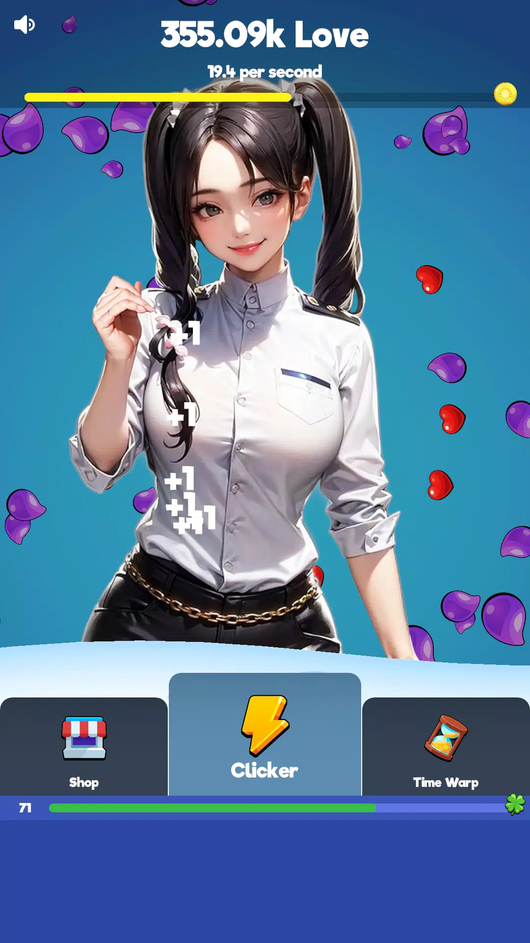 Sexy touch girls: idle clicker Captura de tela 4
