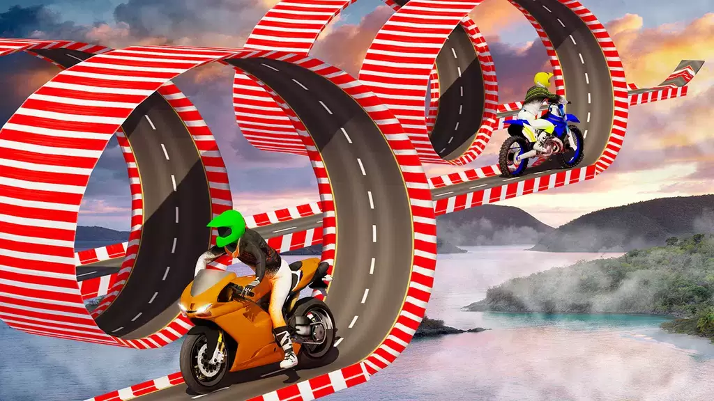 Stunt Bike Race Moto Drive 3D Tangkapan skrin 3