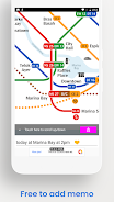 Singapore MRT Metro Map Schermafbeelding 4