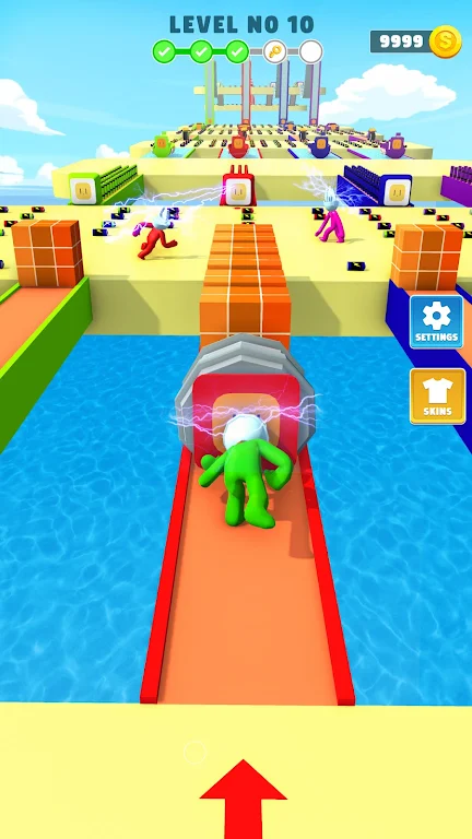 Head Connector Plug Race Game Screenshot 1