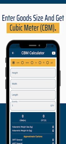 CBM Calculator Screenshot 1