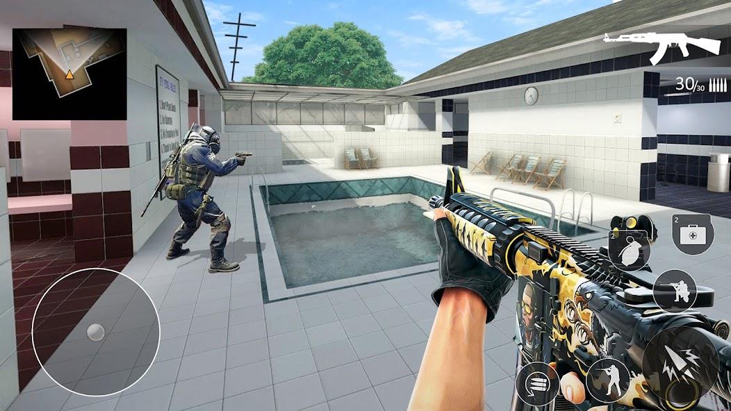 Anti Terrorist Shooting Games Mod应用截图第2张