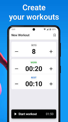 Interval Timer: Tabata Workout Capture d'écran 2