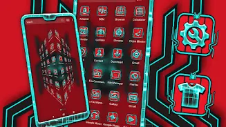 Tech Spider Launcher Theme Screenshot 2