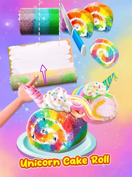 Princess Unicorn Desserts Captura de tela 2