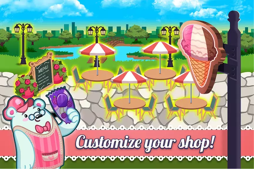 My Ice Cream Shop: Time Manage Ảnh chụp màn hình 2