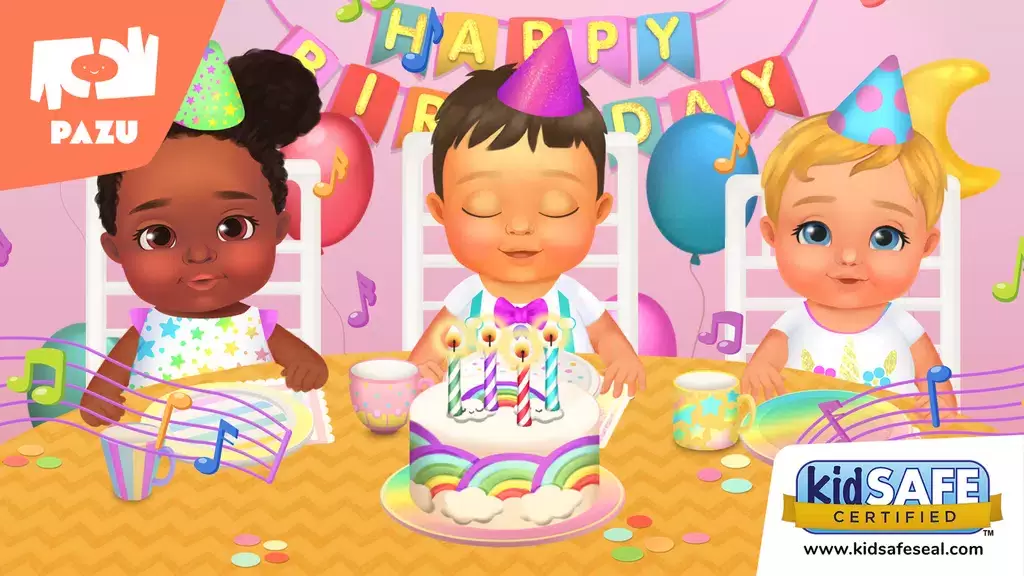 Baby Birthday Maker Game Screenshot 1