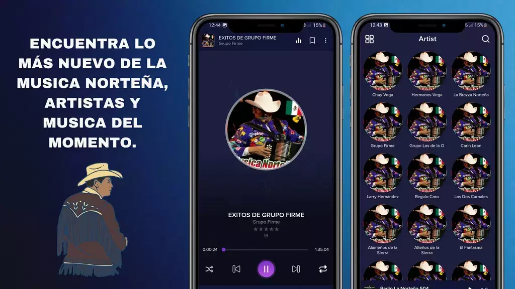 Música Norteña Mexicana Schermafbeelding 3