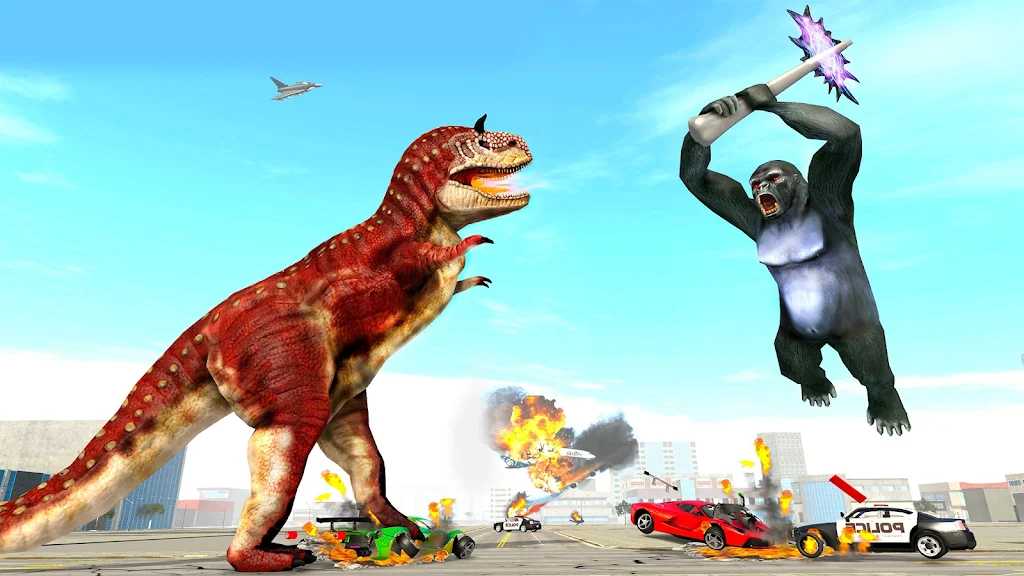 Angry Gorilla Attack City Sim Screenshot 2