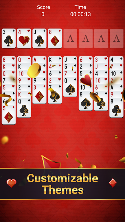 Free spider solitaire - classic solitaire ภาพหน้าจอ 4