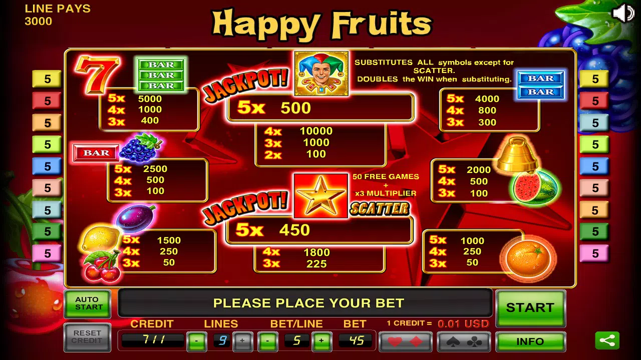 Schermata Happy Fruits 3