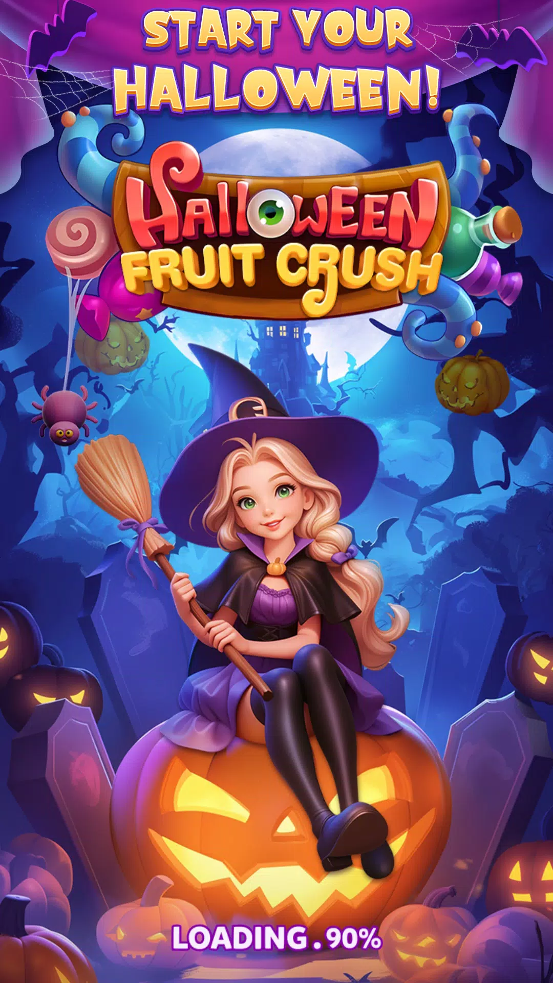 Halloween Fruit Crush應用截圖第1張